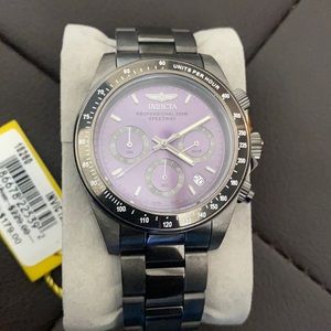 New with tags ladies invicta watch. Purple face